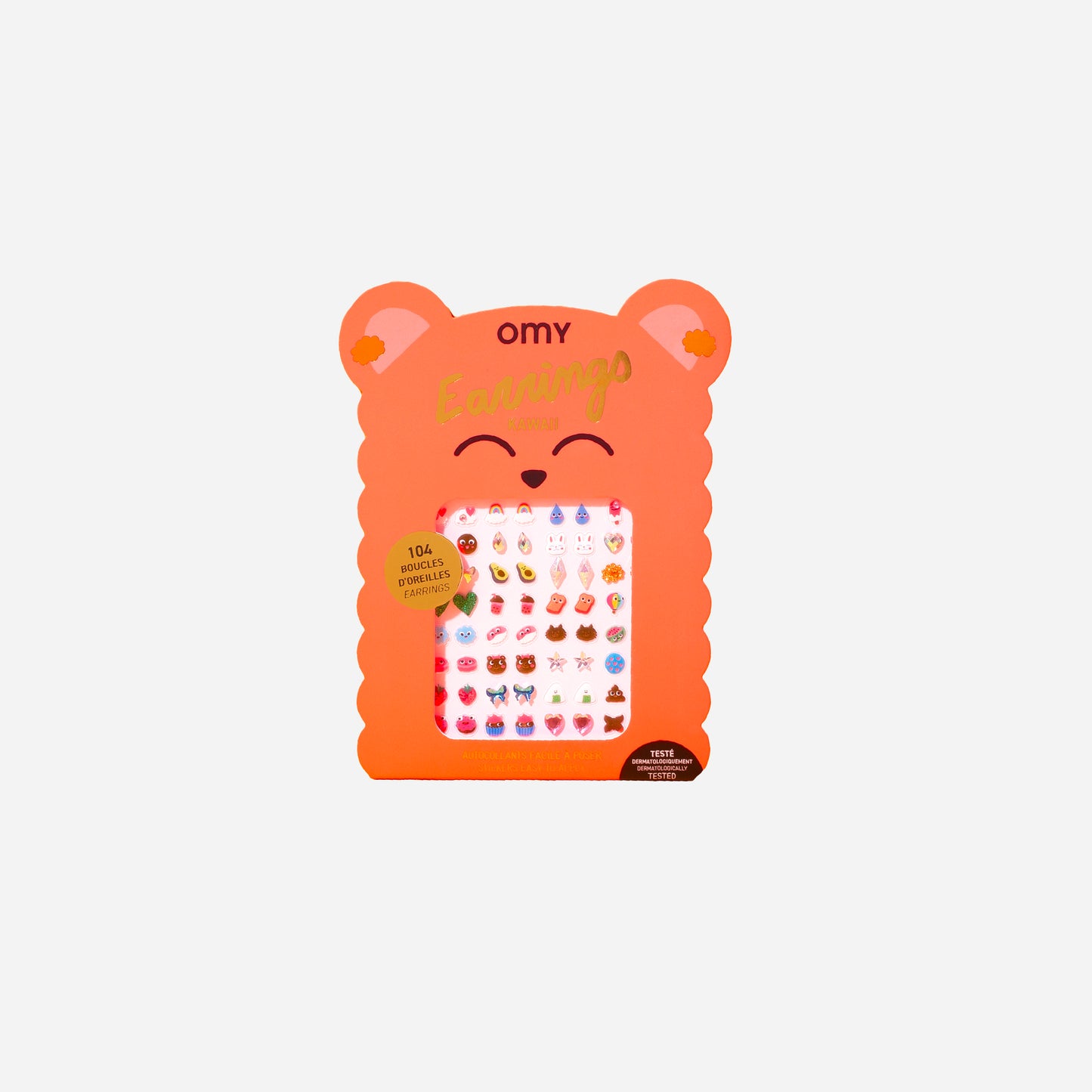 OMY - Kawaii Character Sticker Earrings