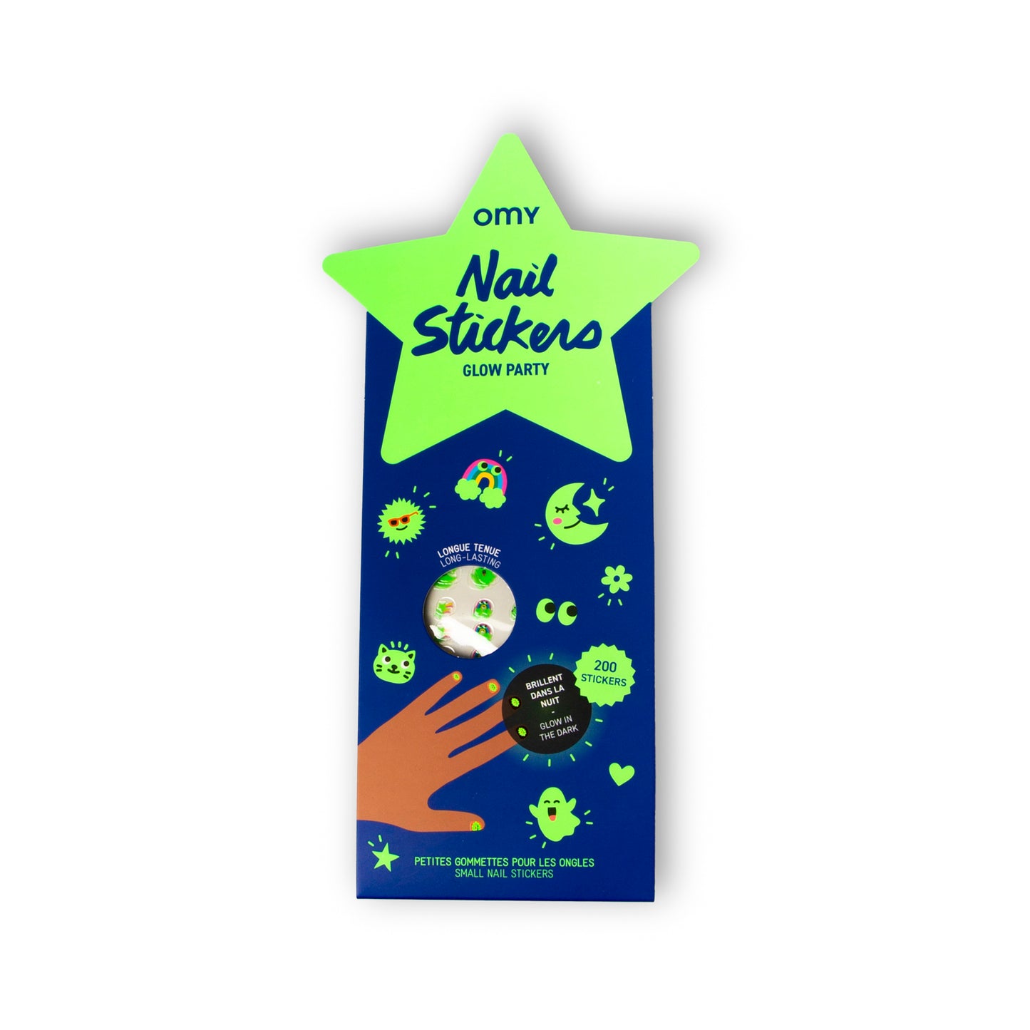 OMY - Glow Party Nail Sticker Set