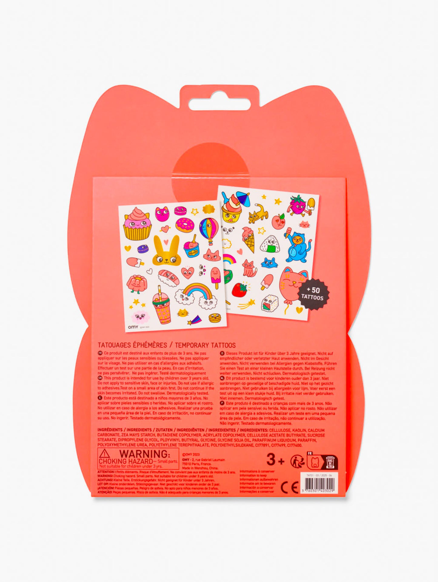 OMY - Kawaii Temporary Tattoos