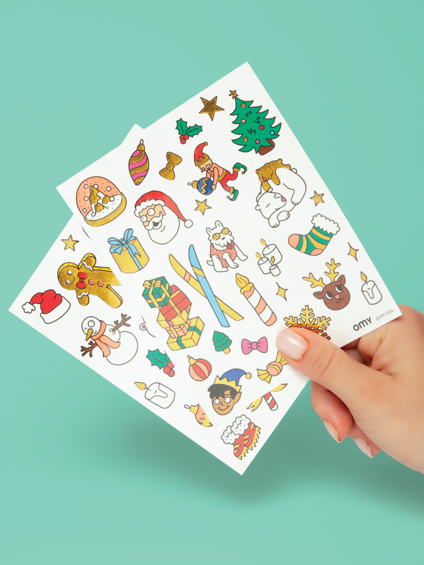 OMY - Ho Ho Ho Temporary Tattoos