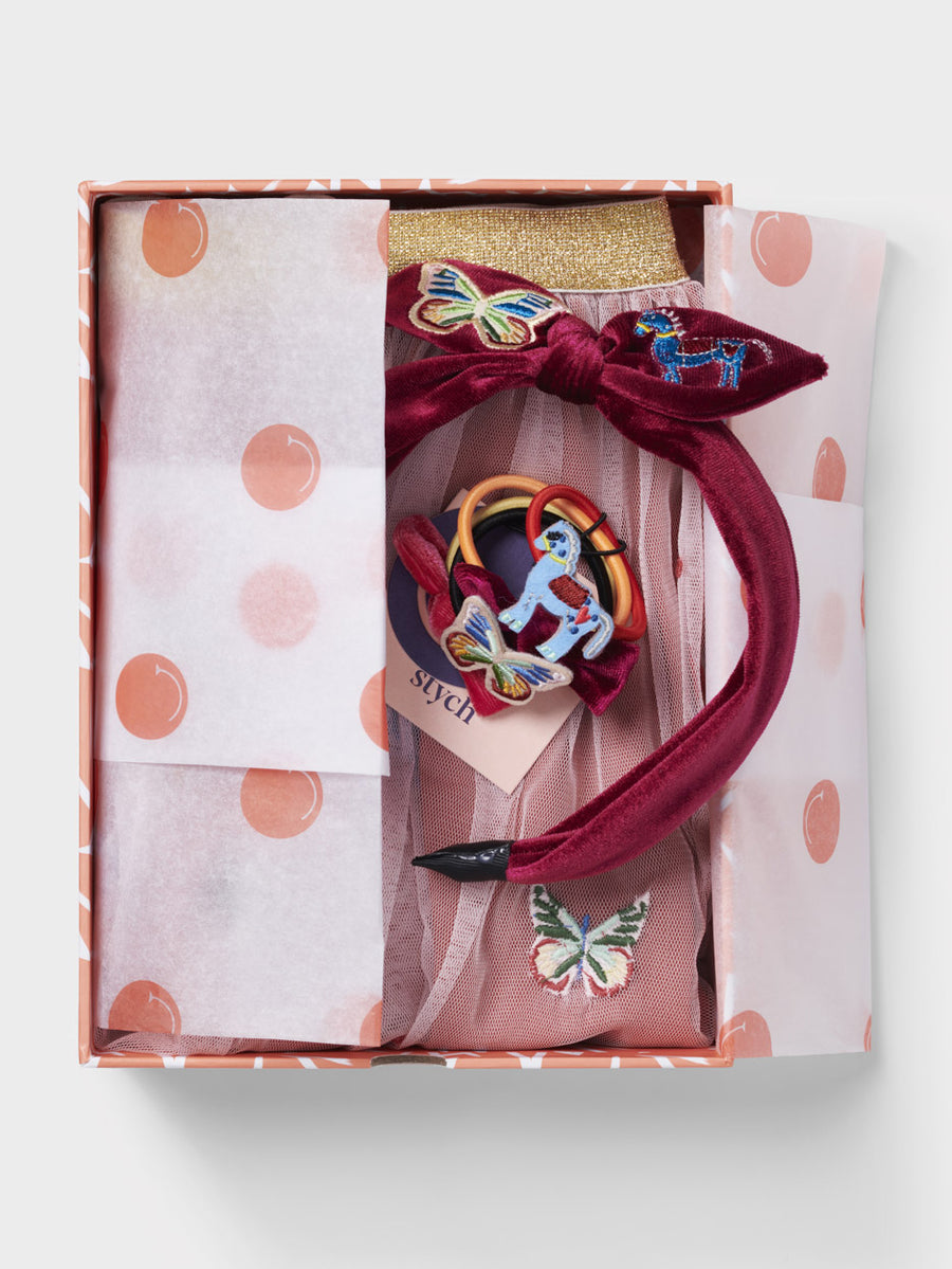 Butterfly Tulle Skirt & Accessories Gift Box
