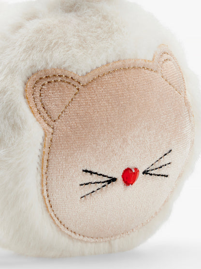 Cat Face Faux Fur Earmuffs