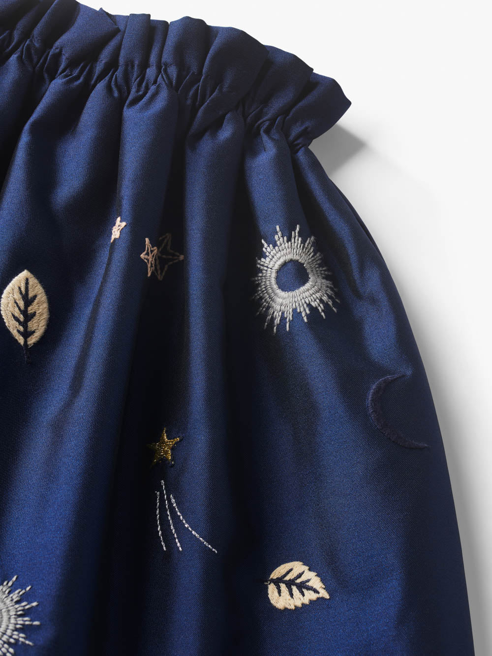 Celestial Star Taffeta Skirt Blue