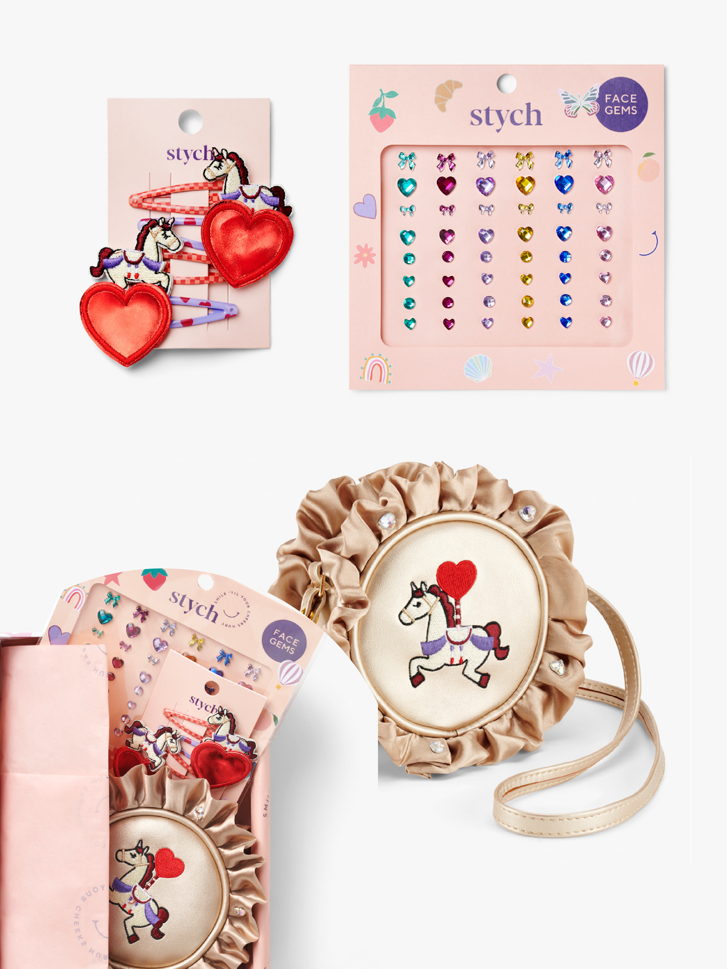 Carousel Unicorn Bag and Accessories Gift Box