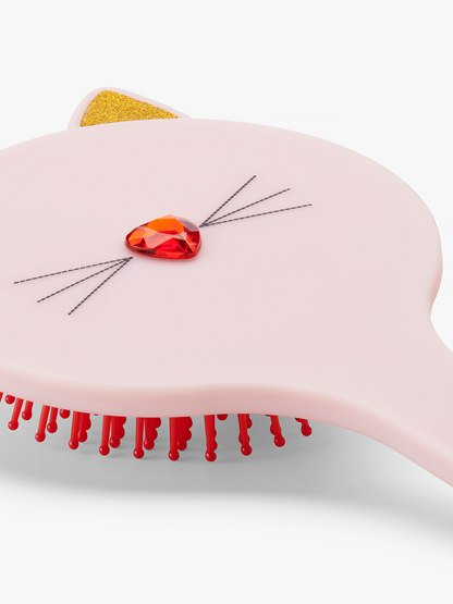 Pink Cat Hairbrush