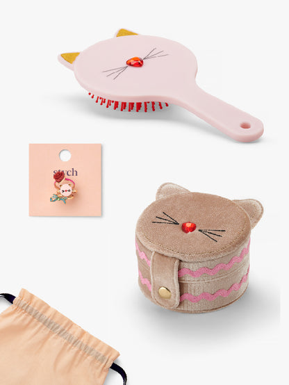 Cat Jewellery Box Gift Set
