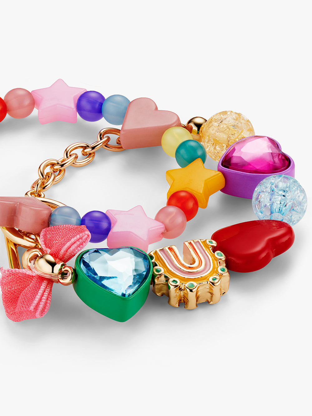 Charm Beaded Bracelet Set