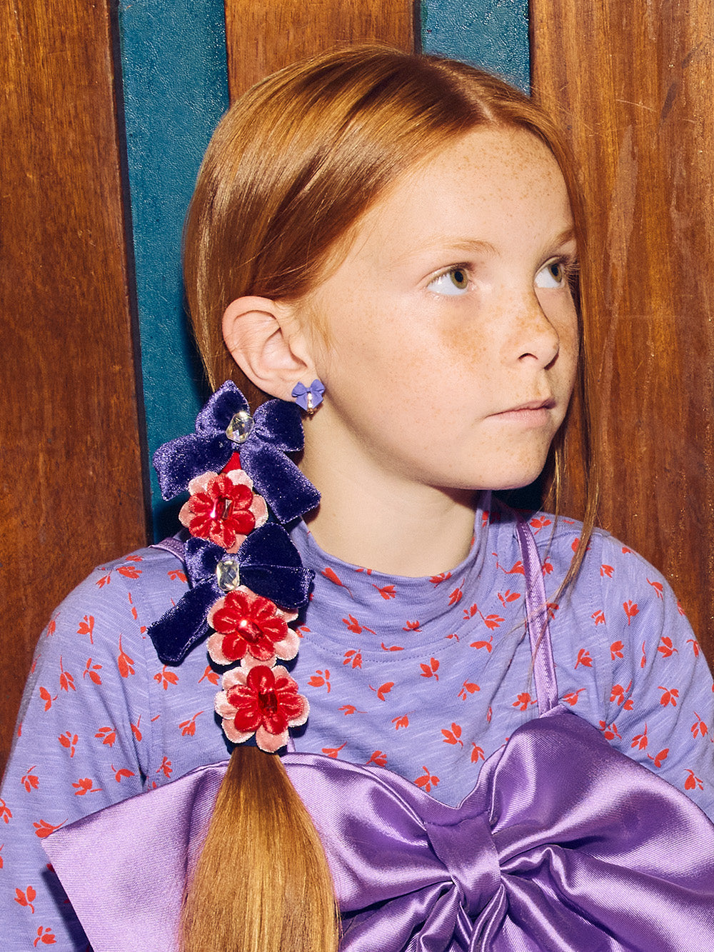 Bow and Flower Gem Hair Bands