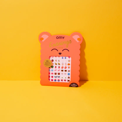 OMY - Kawaii Character Sticker Earrings