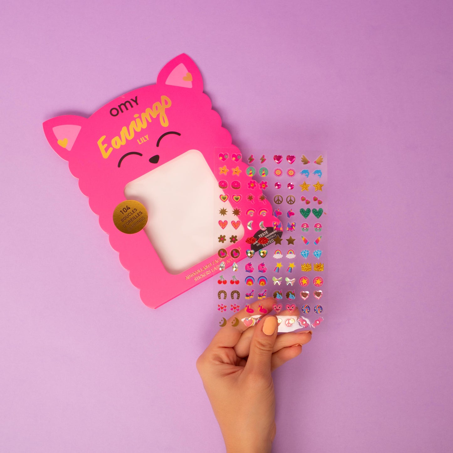 OMY Lilly Assorted Sticker Earrings