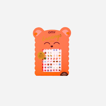 OMY - Kawaii Character Sticker Earrings