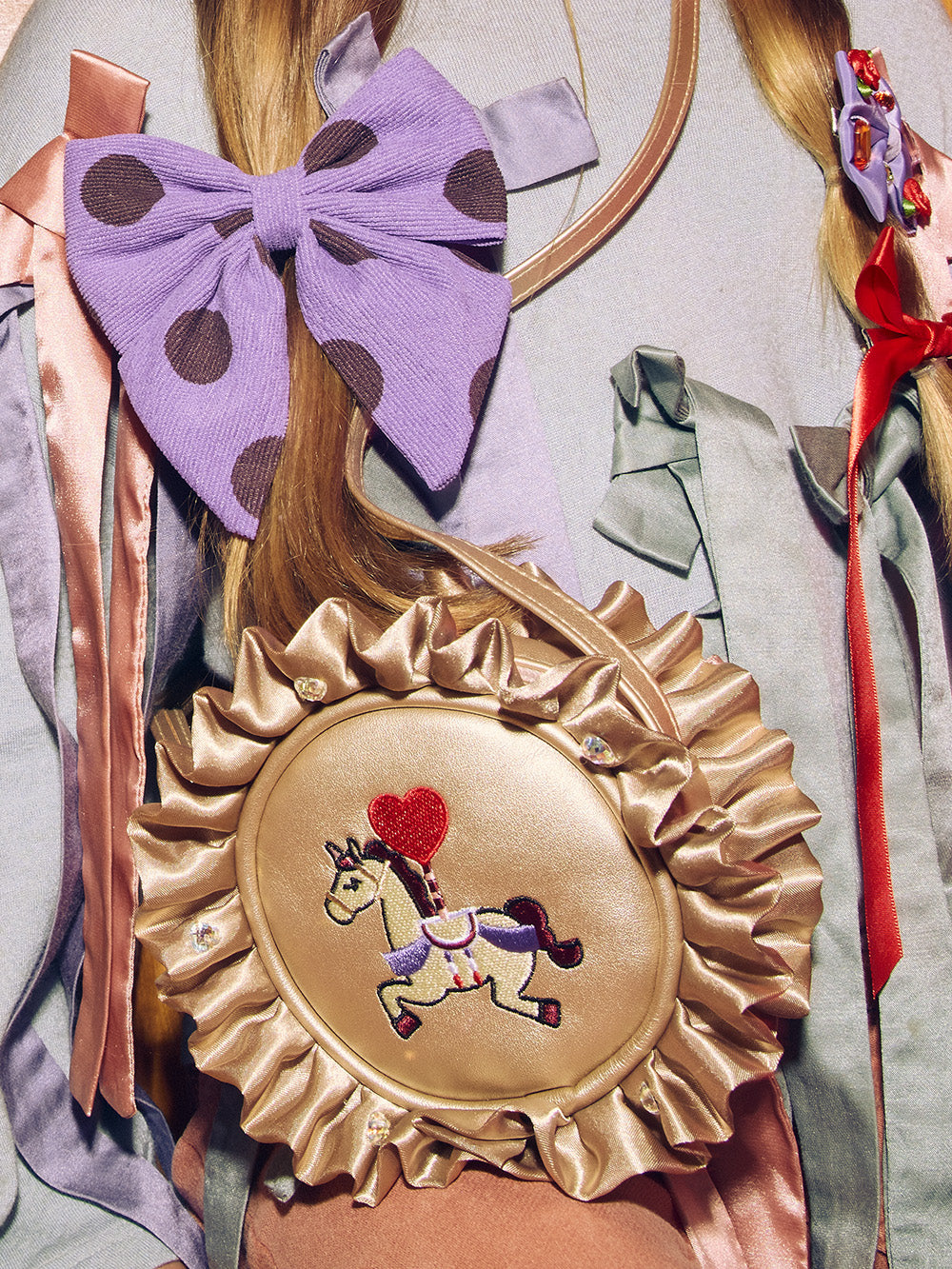 Unicorn Ruffle Crossbody Bag