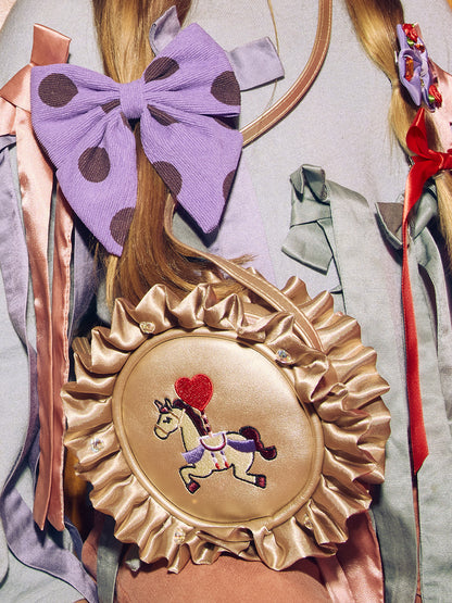 Unicorn Ruffle Crossbody Bag