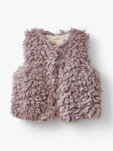 Load image into Gallery viewer, Faux Fur Lilac Gilet