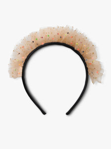 Stych Girl's Ruffled Gem Tulle Headband Multicolour one size 