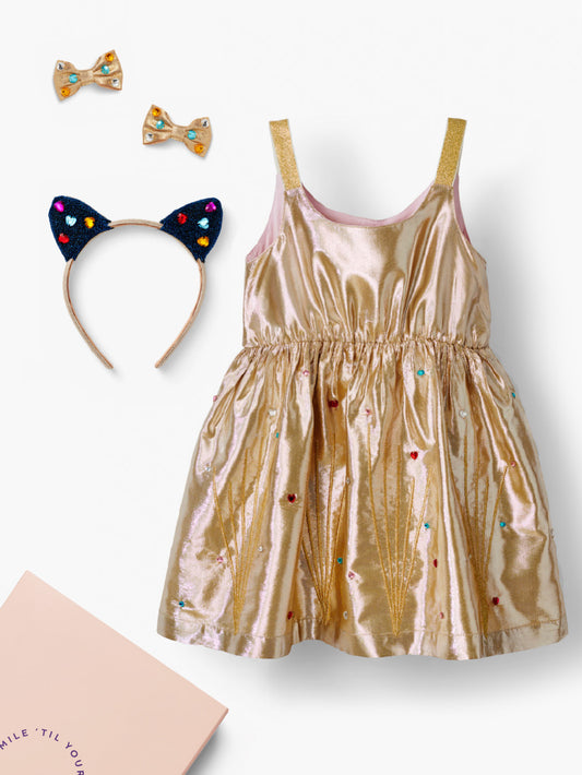 Gemtastic Gold Party Dress Gift Box