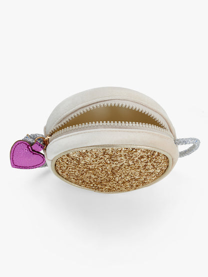 Gold Glitter Crossbody Bag