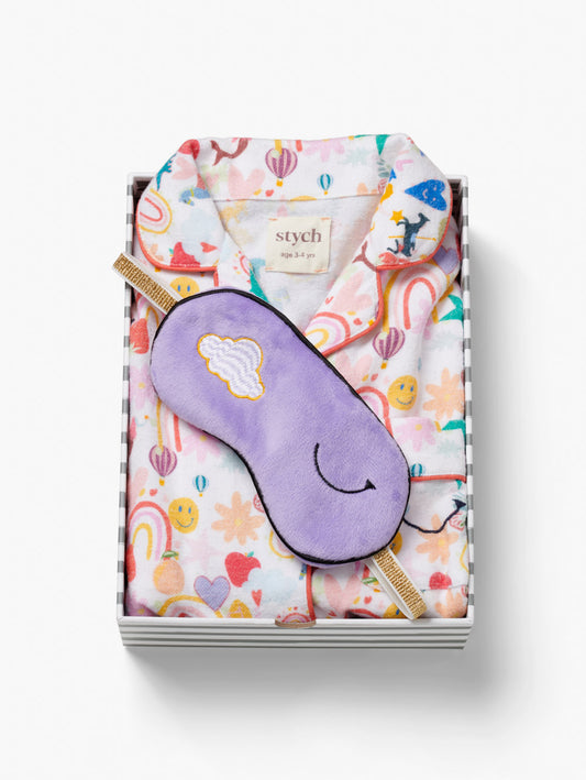 Rainbow Heritage Print Pyjama Gift Box