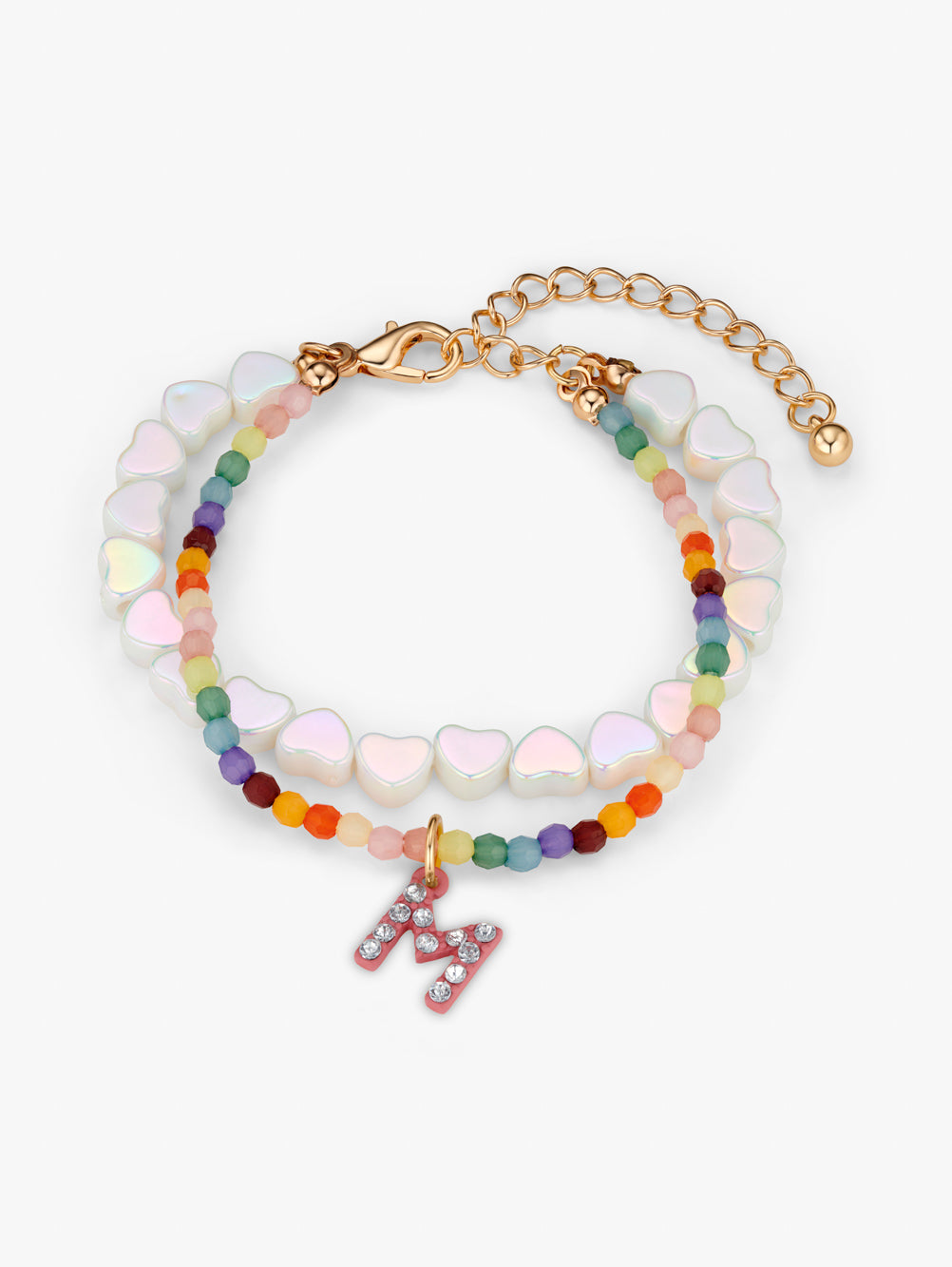 Personalised Initial Beaded Bracelet Set