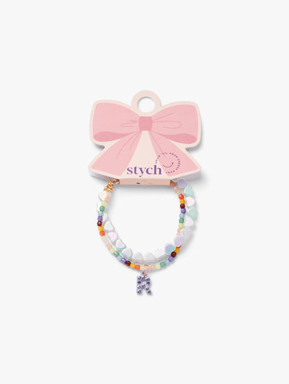 Personalised Initial Beaded Bracelet Set
