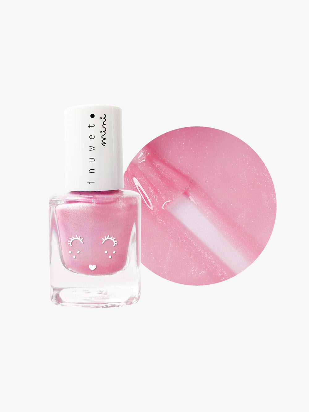 Inuwet Pink Water-Based Nail Polish