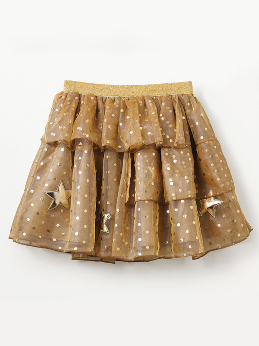 Luxe Star Tulle Tiered Skirt