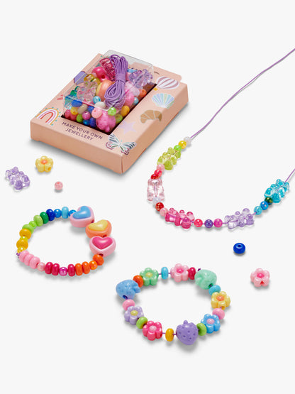 Make Your Own Teddy and Heart Charm Jewellery Kit