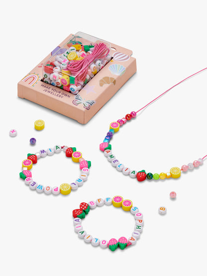 Make Your Own Letter and Fruit Jewellery Kit