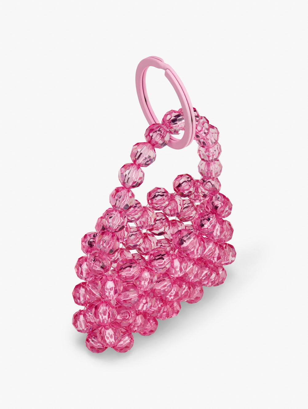 Beaded Mini Tote Bag Charm