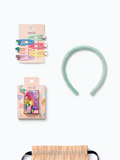 Make Your Own Jewellery and Sequin Accessories Gift Set Mint
