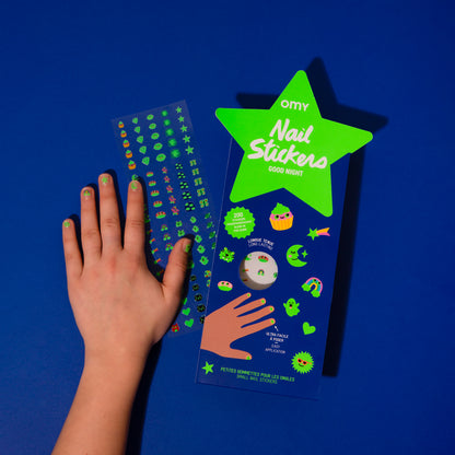 OMY - Glow Party Nail Sticker Set