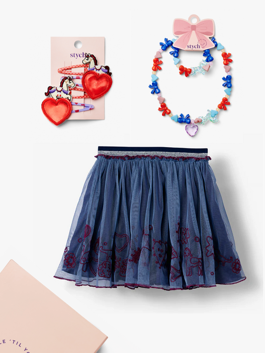 Carousel Skirt and Unicorn Accessories Gift Box