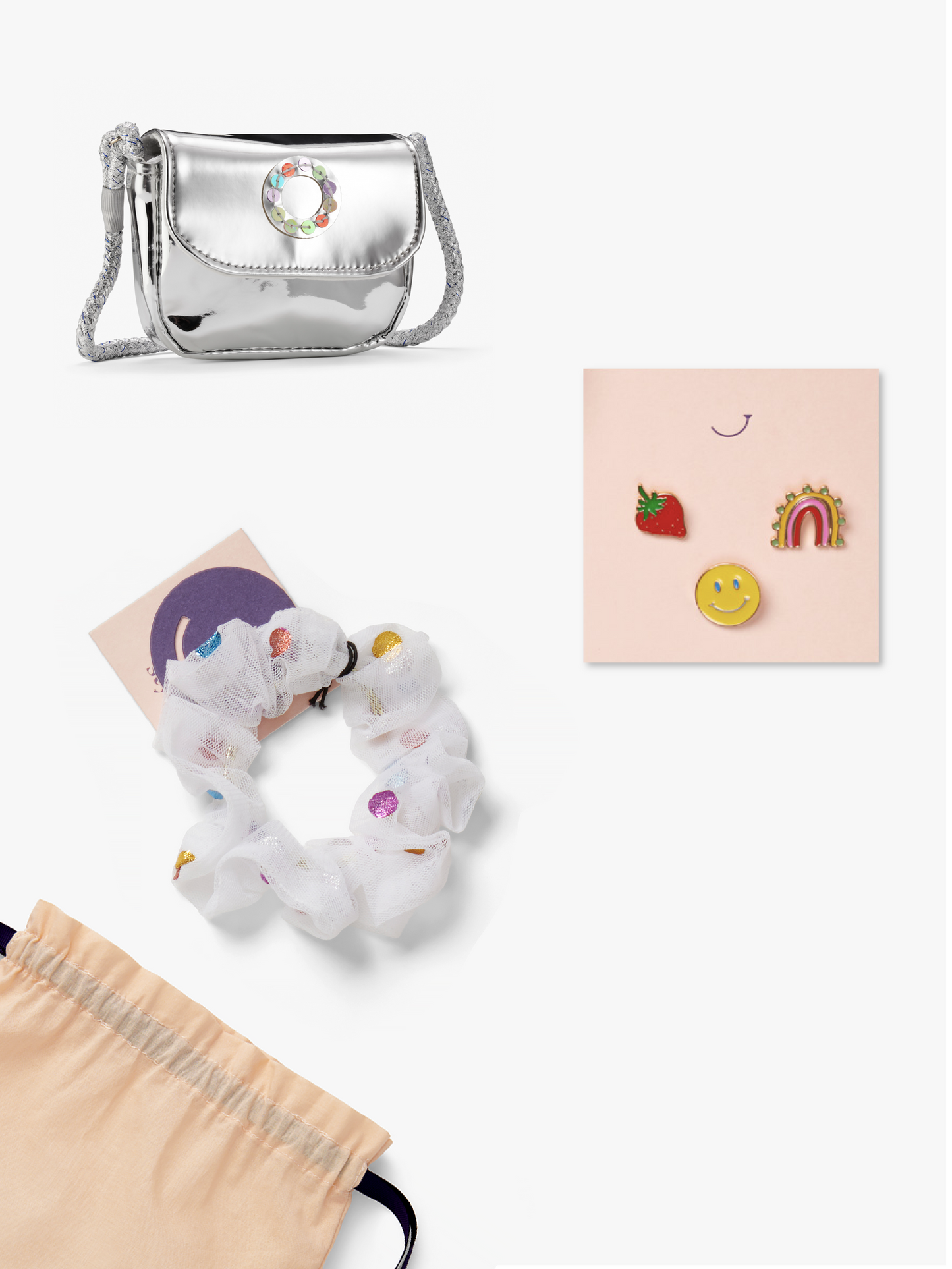 Initial Rainbow Mini Bag Gift Set