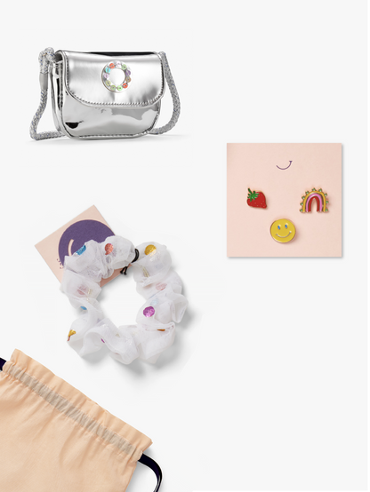 Initial Rainbow Mini Bag Gift Set