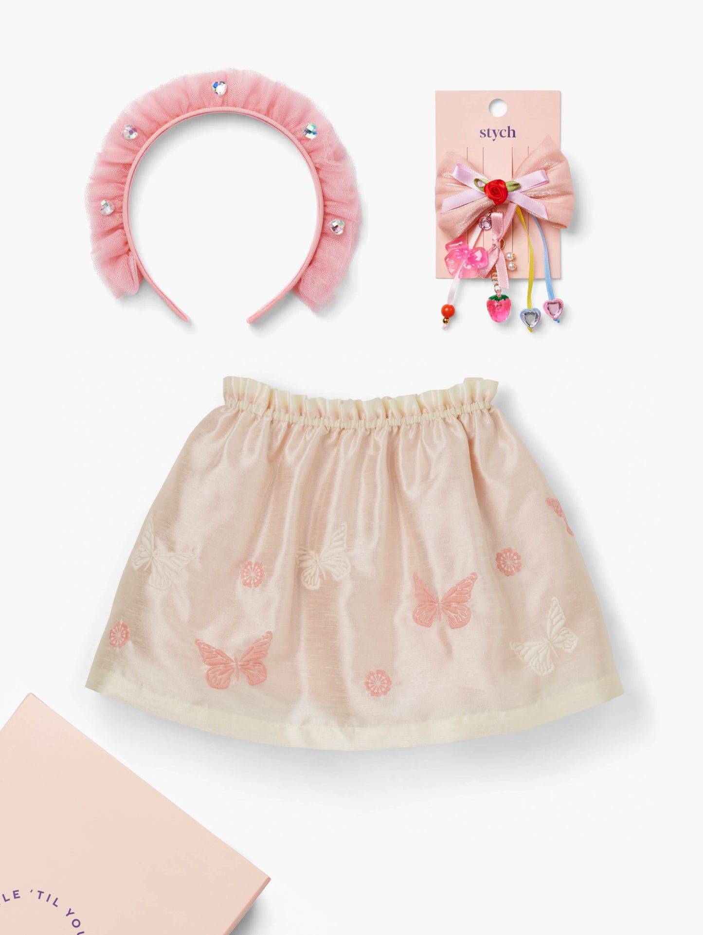 Pink Butterfly Skirt Gift Box