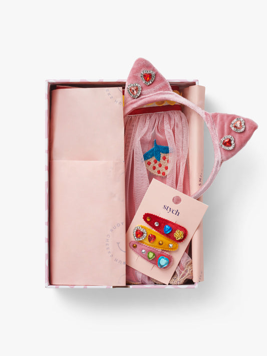 Star Tulle Skirt and Gem Accessories Gift Box