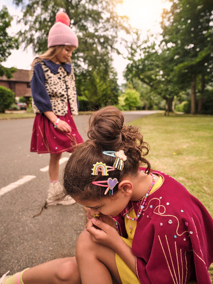 Velvet Gold & Gem Sparkle Cape