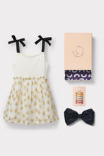 Load image into Gallery viewer, Stych Girl&#39;s Pretty Luxe Star Tulle Dress &amp; Accessories Gift Box Gift Wrapped Ages 3-4, 5-6, 7-8