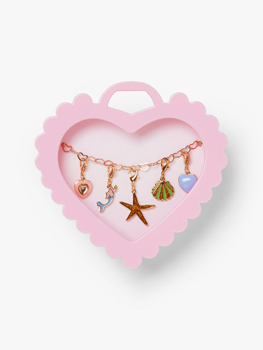 Mermaid Multi Charm Bracelet Gift Box