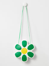 Load image into Gallery viewer, Stych Girl&#39;s Pink &amp; Green Reversible Daisy Crossbody Bag With Velcro Closure 