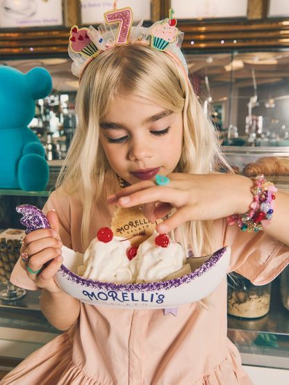 Birthday Number Tulle Cake Crown