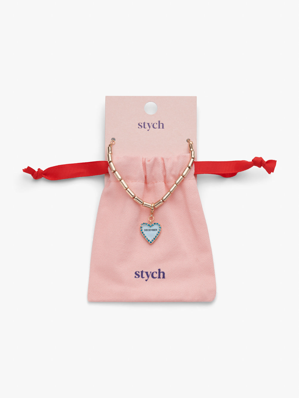 Birthstone And Month Charm Necklace