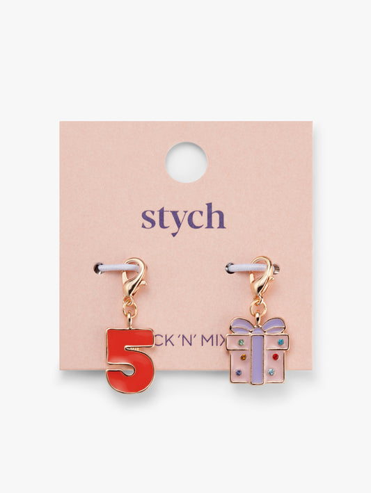 Stych_Kids_Personalised_5th_Birthday_Number_Dangle_Charms_Pack_of_2_BE_CHARMED