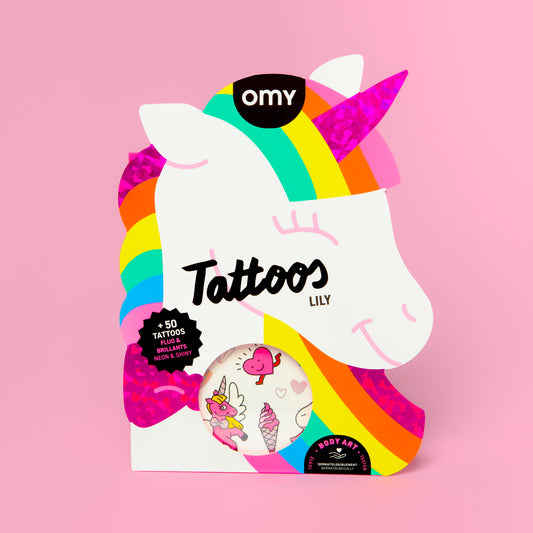 OMY - Lily Fantasy Temporary Tattoo's