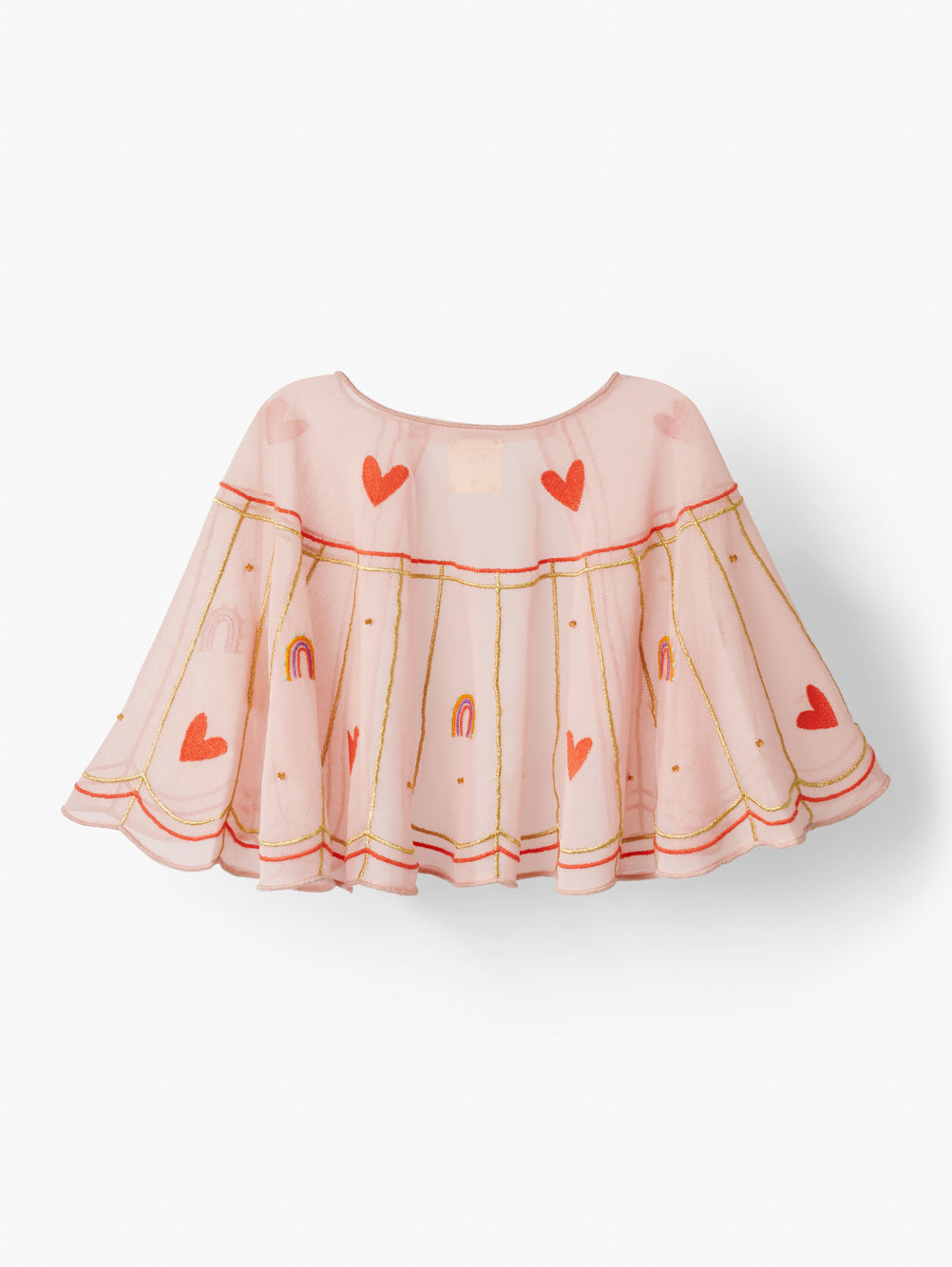 Tulle Heart Cape