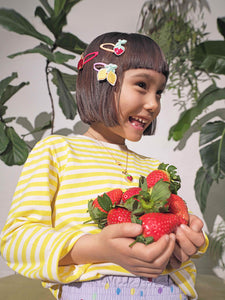 Strawberry Patch Hair Clips