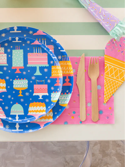 Pink Confetti Large Napkins (x16)