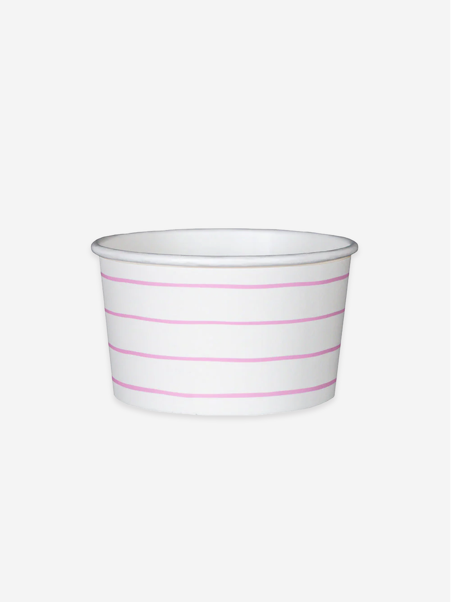 Pink French Stripe Treat Cups (x8)