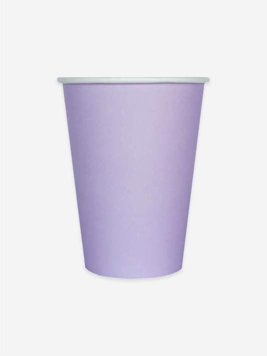 Lilac Lavender Paper Cups (x8)