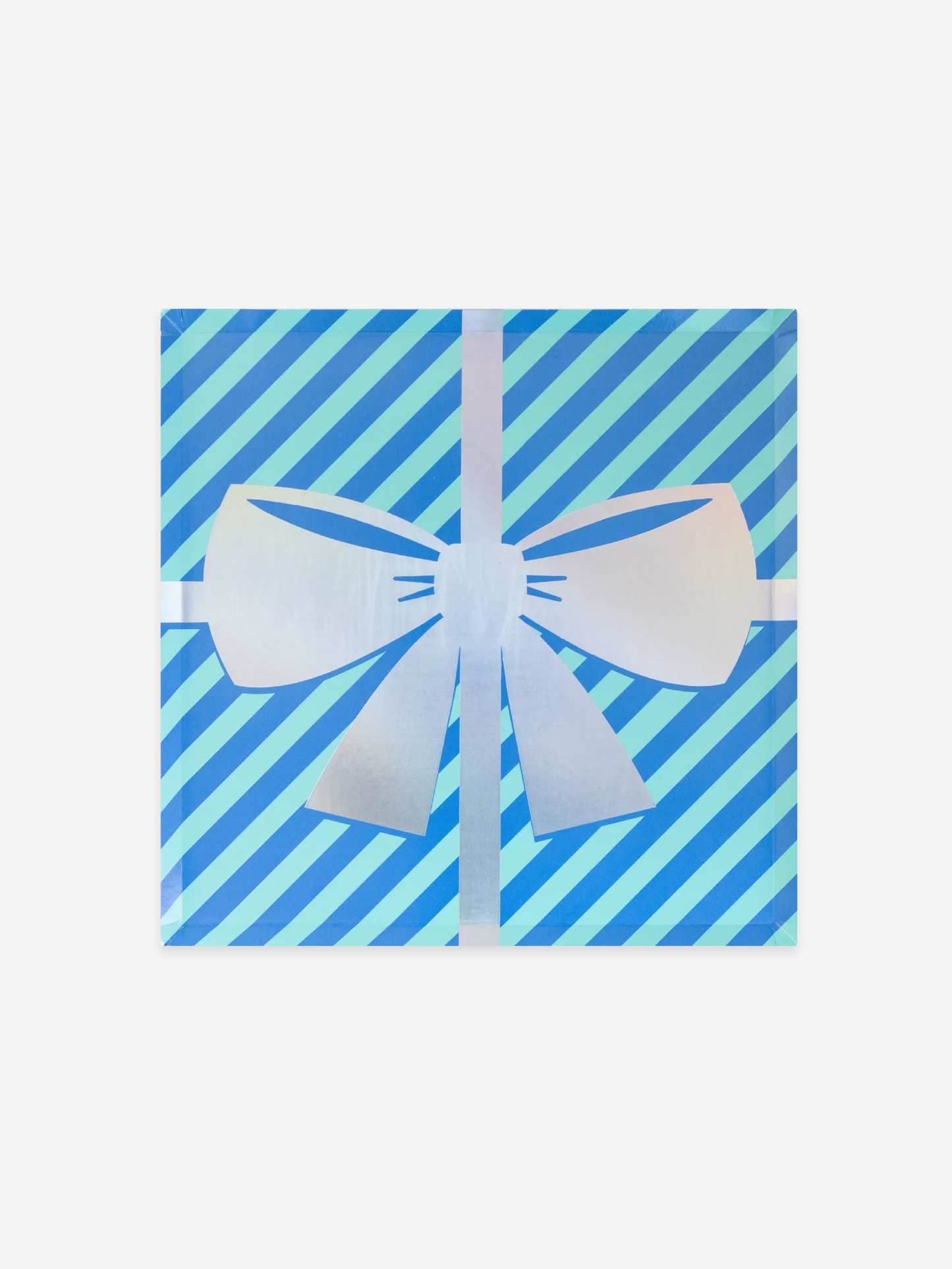 Bow Foil Dinner Plates Mixed Pack (x8)